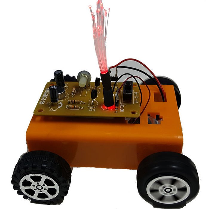 (KS-110-1) 소리감지센서광섬유로봇자동차(핀타입)      전국학생창작탐구올림피아드용