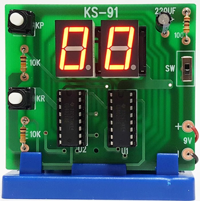 (KS-91) LED DISPLAY 100진 카운터